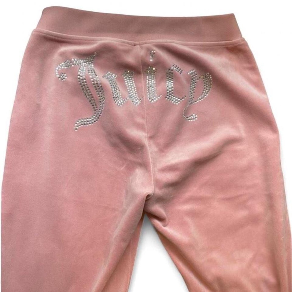 Juicy Couture Blush Velour Pants